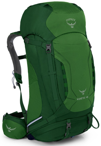 Картинка рюкзак туристический Osprey Kestrel 48 Jungle Green - 1