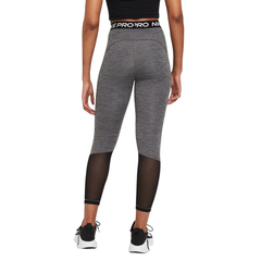 Леггинсы Nike Pro 365 Tight 7/8 Hi Rise W - black/heather/white