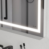 Am.Pm M91AMOX0601WG Универсальное зеркало настенное с контурной LED-подсветкой, 60 см