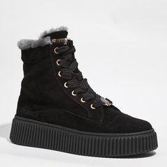 Замшевые ботинки Marzetti 87412 на меху