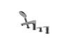 Aquatek AQ1148BGM AQ1148BGM БЕТТА смеситель на борт ванны на 4 отв., шлиф. черный хром