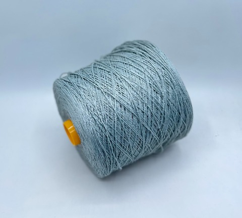 Бобинная пряжа (пр.Италия), art-Canapa, 240м/100гр, 100%Конопля, цвет-Морозная мята,арт.33078