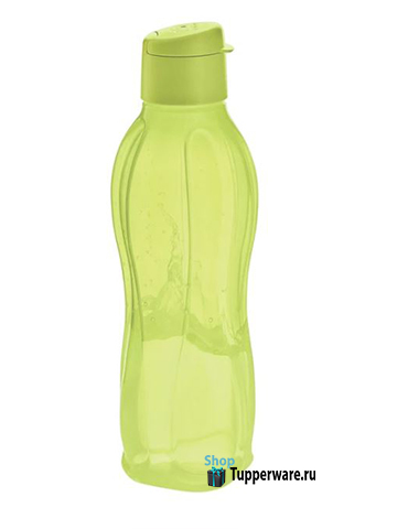 Бутылка - эко с клапаном 750мл. в салатовом цвете