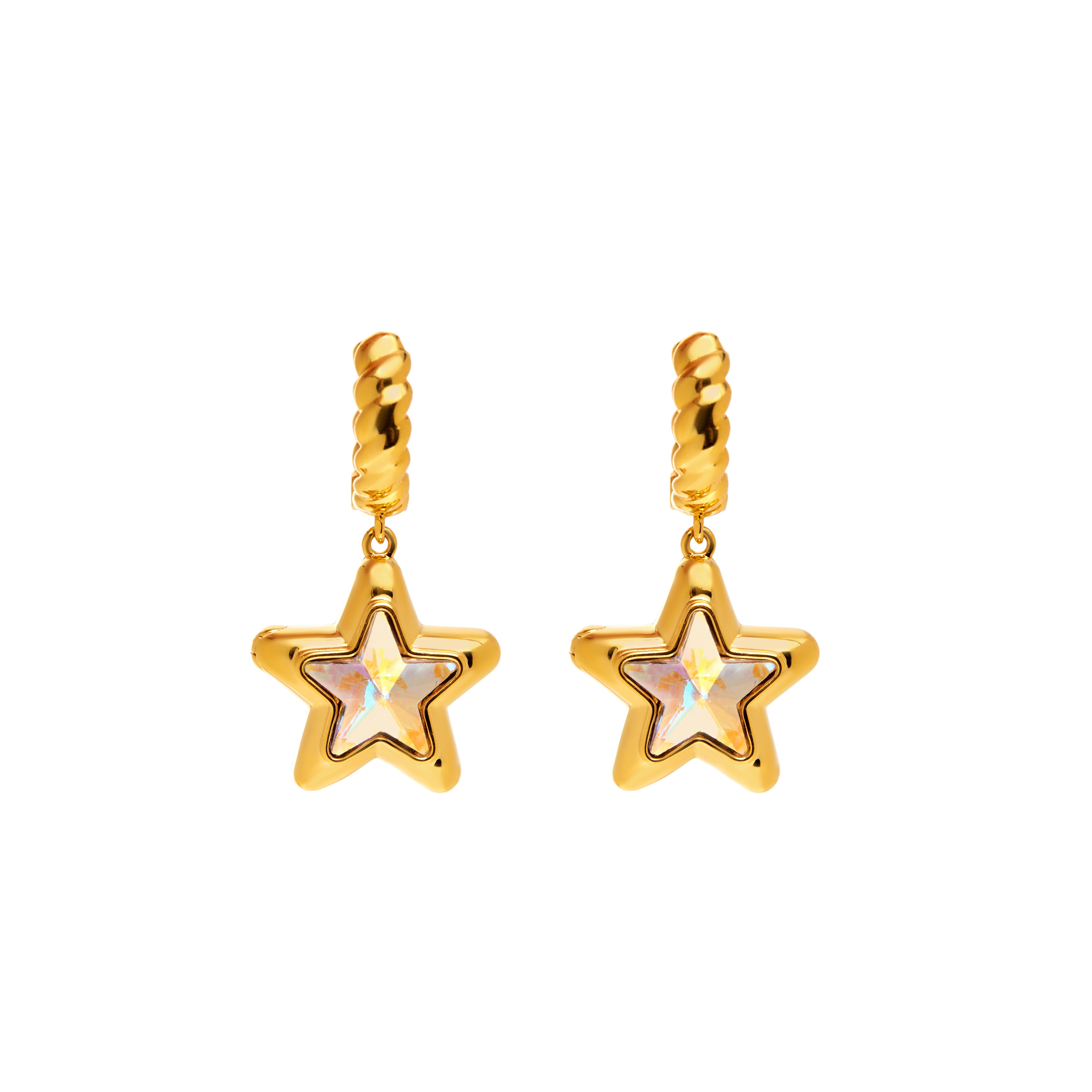 JULY CHILD Серьги Starburst Locket Earrings july child серьги twinkle moon earrings – silver