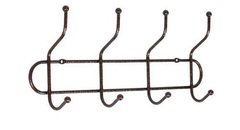 Вешалка настенная "Дружба" 4" медный антик (61282)