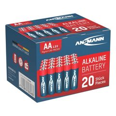 Батарейка Red АА/ANSMANN 1.5V - 20 шт в упаковке