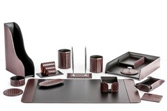 Набор руководителя Классика из кожи FG Brown /черный 15 предметов