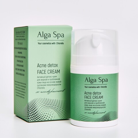 Крем для жирной и проблемной кожи Acne Detox 50 мл | Alga Spa
