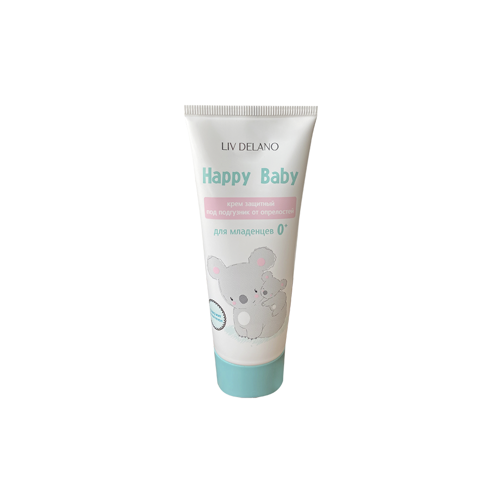 Liv-delano Happy Baby Крем защитный под подгузник от опрелостей для младенцев 0+ 75г