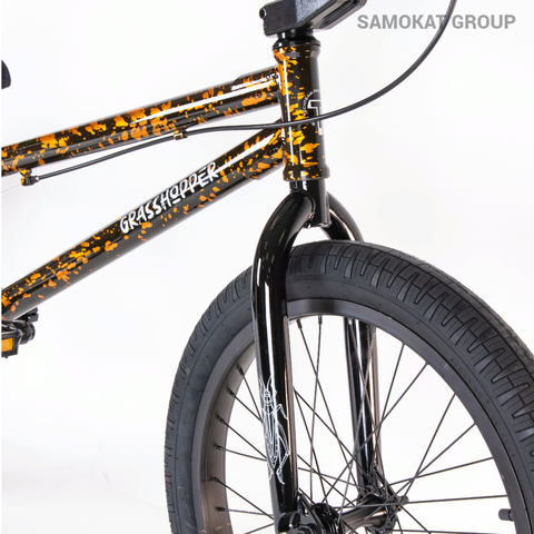 Велосипед BMX Tech Team GRASSHOPPER оранжево-черный