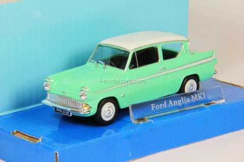 Ford Anglia MK I green/white Cararama 1:43