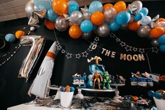 Гирлянда из шаров "Space Party" 1м