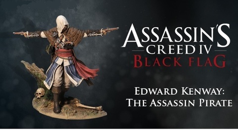 Ассассин Крид 4 фигурка Эдвард Кенуэй — Assassin's Creed IV Black Flag Edward Statue