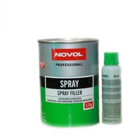 Novol Шпатлевка жидкая Spray 1.2кг 1201