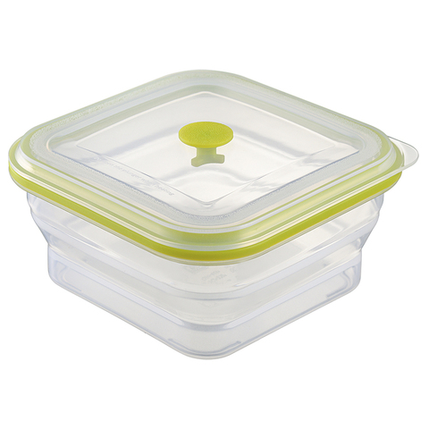 Контейнер для хранения складной 900мл Smart Solutions Silikobox квадратный