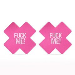 Набор из 2 пар пэстисов Cross Pattern Nipple Pasties - 