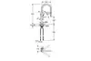 GROHE Essence 30503DC0 Смеситель для кухонной мойки c профессиональным изливом, суперсталь