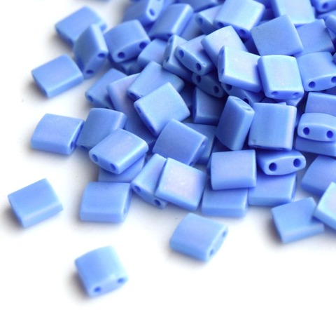 TL-0417FR Бисер Миюки тила/Miyuki Tila Opaque Periwinkle Matted AB