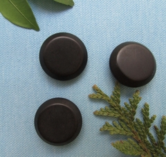 Пуговицы костюмные на ножке, d 3 см, чёрный