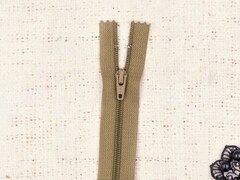 Молния брючная SBS автомат, L 20 см, Т3, н/р, светлый хаки