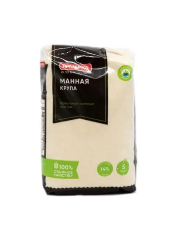 Крупа манная Ярмарка 600г, шт