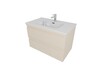 Aquatek AQ77060-LC AQ77060-LC Комплект мебели: Тумба 60см ВЕГА с раковиной AQ0460-00, 2 ящика, цвет капучино светлый