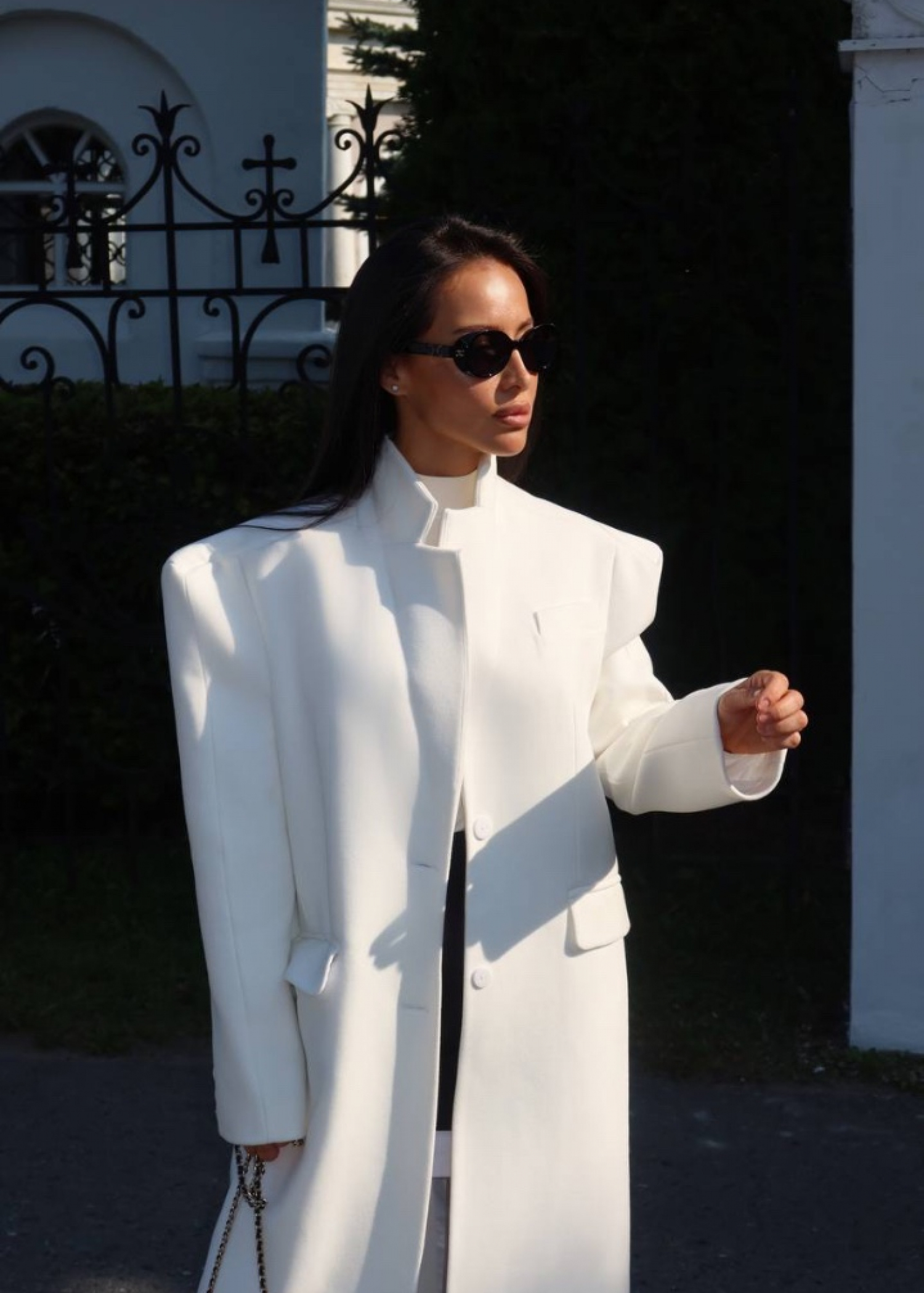 Пальто Топ, Белое