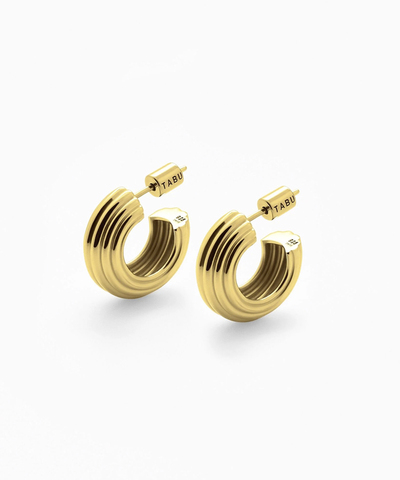 Серьги RIPPLE HOOPS gold