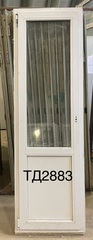 Дверь балконная пластиковая Б/У 216(в) х 67(ш)