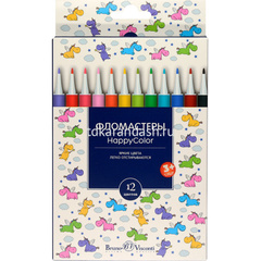 Фломастеры 12 цветов 