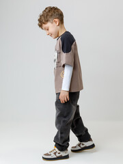 фуфайка  для мальчика  КР 302771/древесный к644