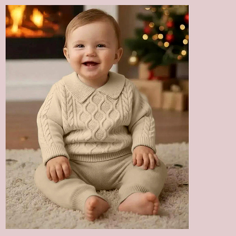 Костюм вязаный детский (62-74) 260106-L1202