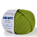Пряжа Lana Gatto Maxi Soft 13277 оливковый
