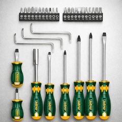 Набор отверток со сменными насадками и битами 30 шт. JADEVER