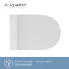 Aqueduto CONT2120 AQD CONE Tornado Унитаз подвесной 525*360 безободковый, Tornado, сиденье с микролифтом, белый матовый