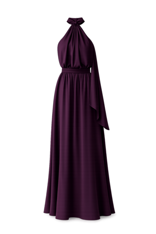 SERA платье с открытой спиной