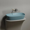 Ceramica Nova Element CN6049MLG Умывальник чаша накладная овальная, 60x38, цвет: зеленый матовый