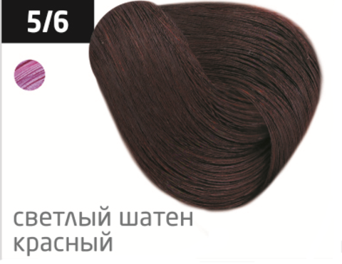 OLLIN color 5/6 светлый шатен красный 100мл перманентная крем-краска для волос