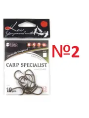 Крючок KOI "CARP SPECIALIST ", размер 2