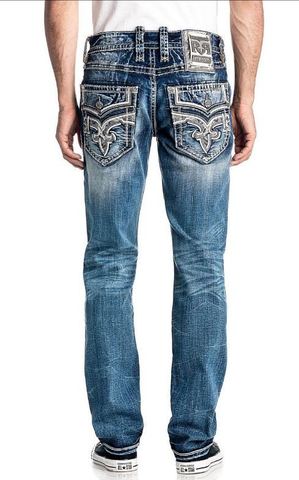 Rock Revival | Джинсы мужские BISQUE A200 ALT STRAIGHT RP2472A200 сзади