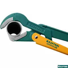 KRAFTOOL PANZER-45, №4, 3?, 670 мм, трубный ключ с изогнутыми губками (2735-30)