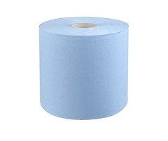 *ЛАЙМА Бумага протирочная 2сл 130м PREMIUM (Система W1) синяя / 112513