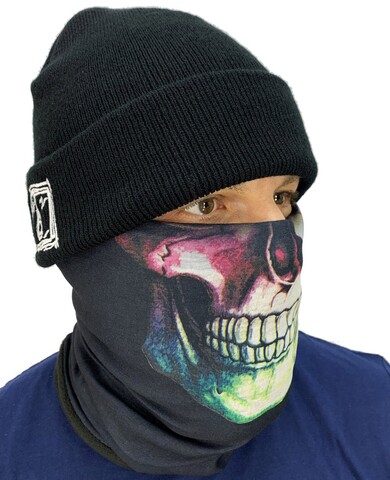 Картинка шарф-труба Skully Wear Tube fleece skull S36 - 2