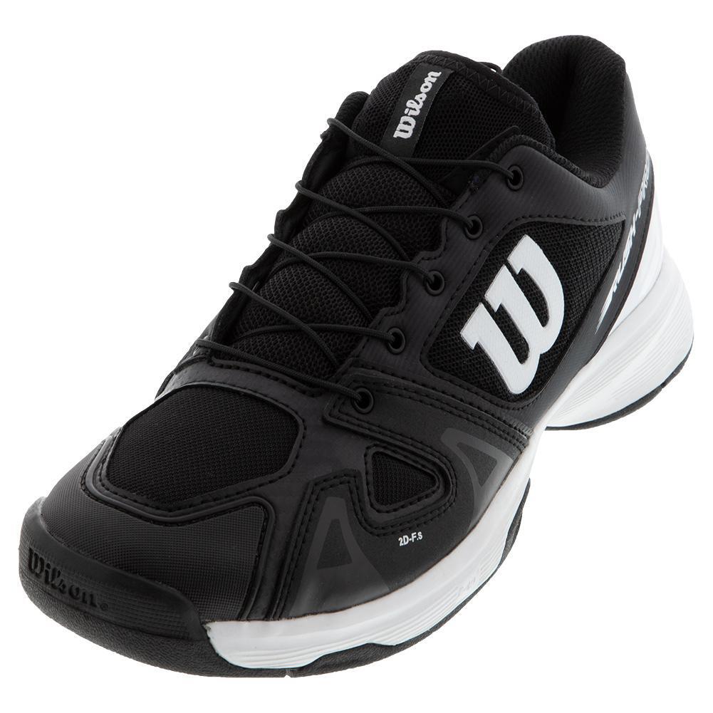 детские Кроссовки теннисные Wilson Rush Pro Junior QL - black/white/black -  купить по выгодной цене | Теннисный магазин tennis-store.ru