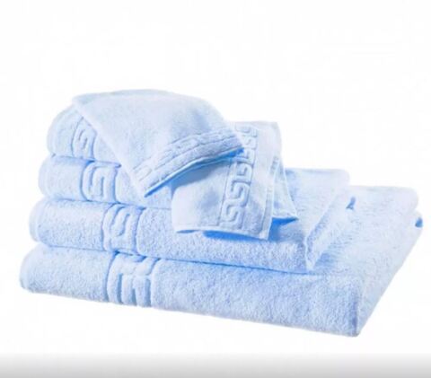 Полотенце 80х150 Weseta Dreamflor ciel голубое