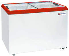 Ларь морозильный  OPTIMA 400С PRIME ( с прямым стеклом ) (1206х632х794h, кВт.ч./сут	3,4)