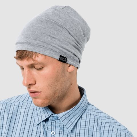 Картинка шапка-бини Jack Wolfskin Atlantic Ocean Beanie slate grey - 2