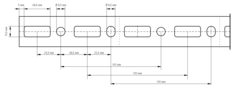 Walraven BIS RapidRail WM1 30x15х2000 мм профиль монтажный (6505001)