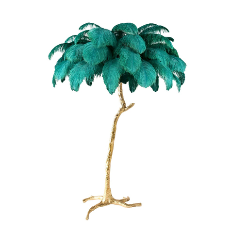 Торшер The Feather Floor Lamp Turquoise