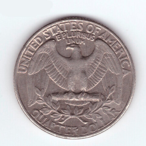 1/4 доллара 1987 (P). США. Медно-никель VF
